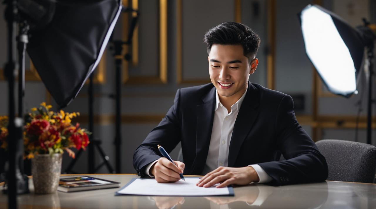 樱花视频签约新生代演员陈晓宇，共同开启全新合作篇章